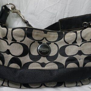 Coach Jacquard Crossbody Swingpack Signature Logo Handbag w/Tag Shoulder Strap